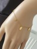 BRACELET GOLD CELEBRITY NEREZOVÁ OCEL